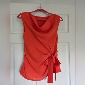 H&M Vibrant Orange Dress with Pink Accents